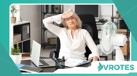 simple desk stretches to relieve menopausal tension